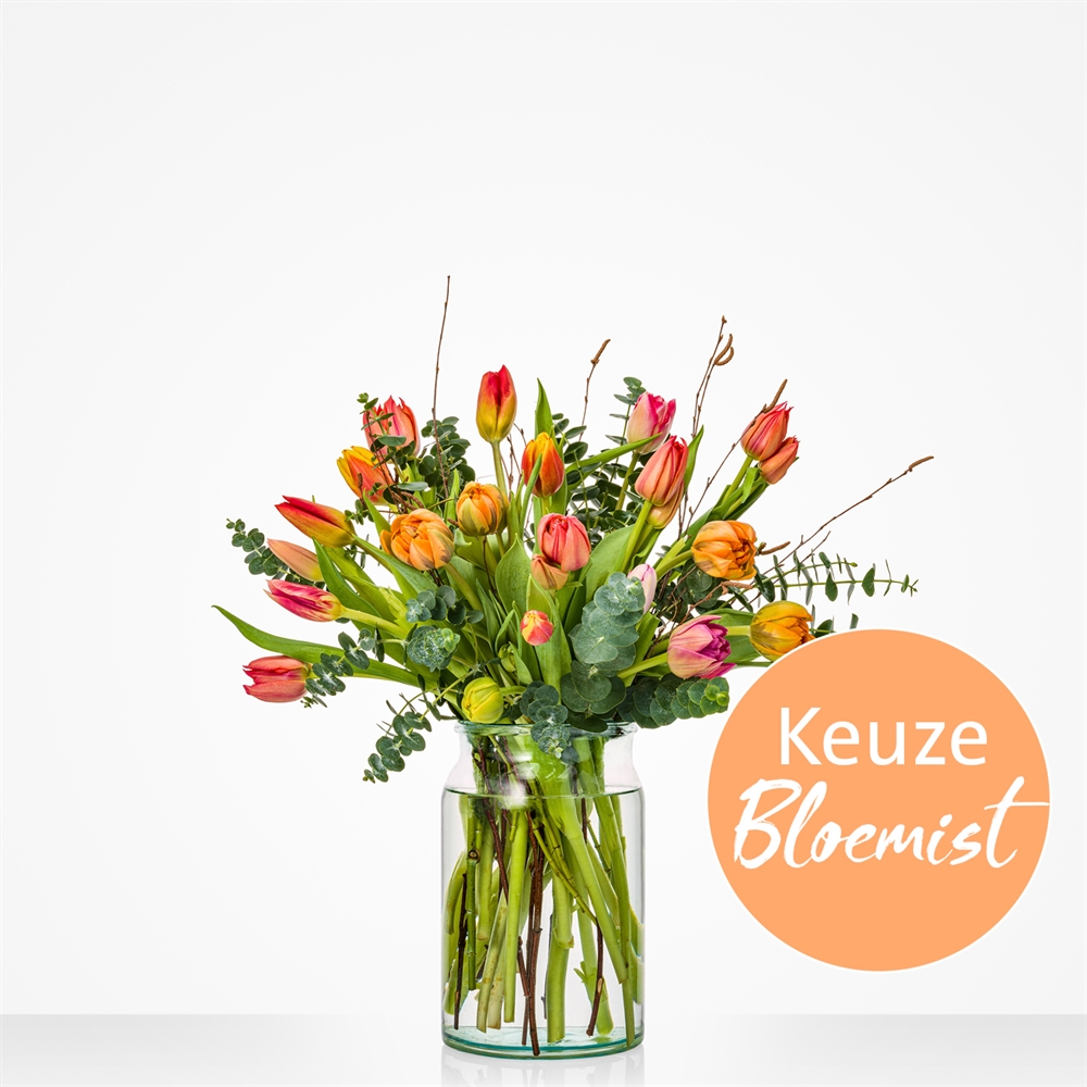 Tulpenboeket Keuze bloemist